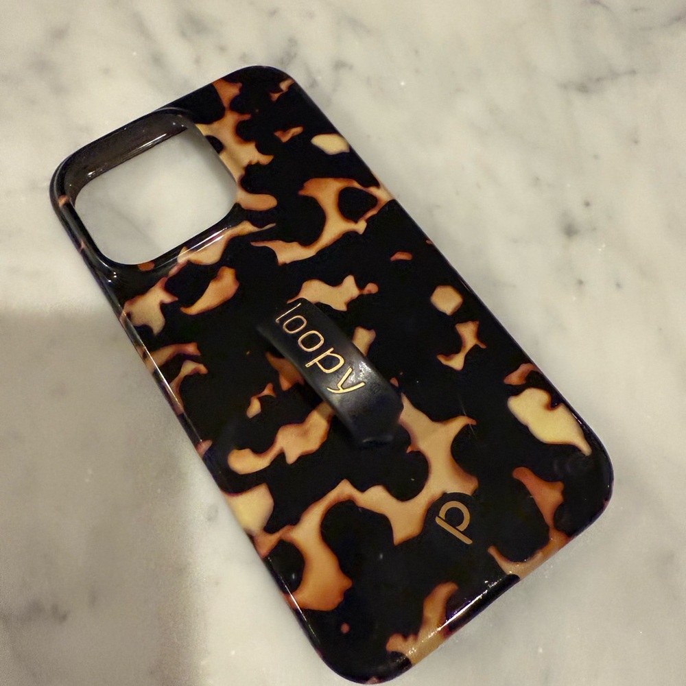 Loopy Case Brown and Black Tortoiseshell iPhone 13 Pro